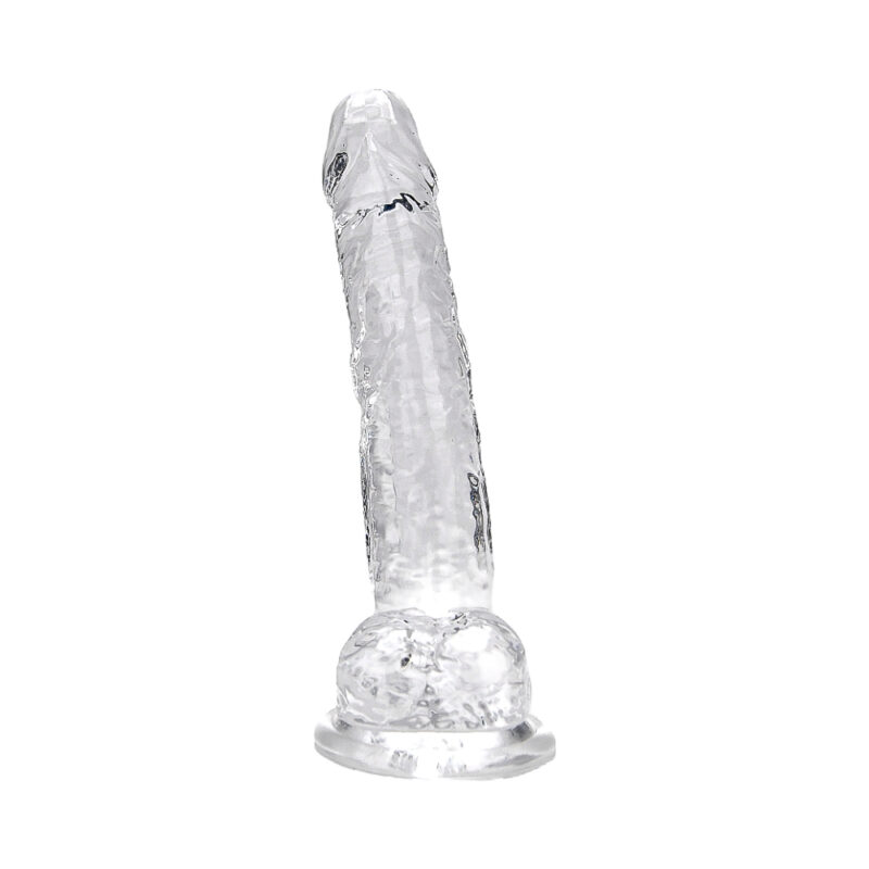 loving-joy-7-inch-dildo-with-balls-clear-2 Loving Joy 7 Inch Dildo with Balls Clear