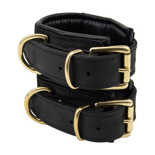n10781-bound-noir-wrist-cuffs-1_1 Bound Noir Nubuck Leather Slim Wrist Cuffs