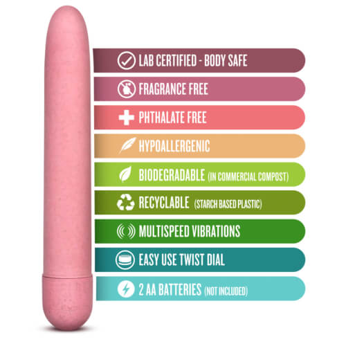 n10844-gaia-biodegrable-eco-vibrator-pink-5 Gaia Biodegradable Eco Vibrator Pink