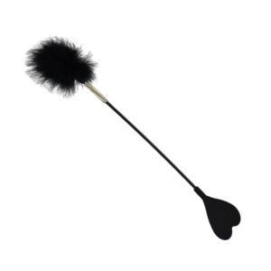 n10963-bound-to-please-silicone-heart-shaped-crop-with-feather-tickler Bound to Please Silicone Heart Shaped Crop with Feather Tickler