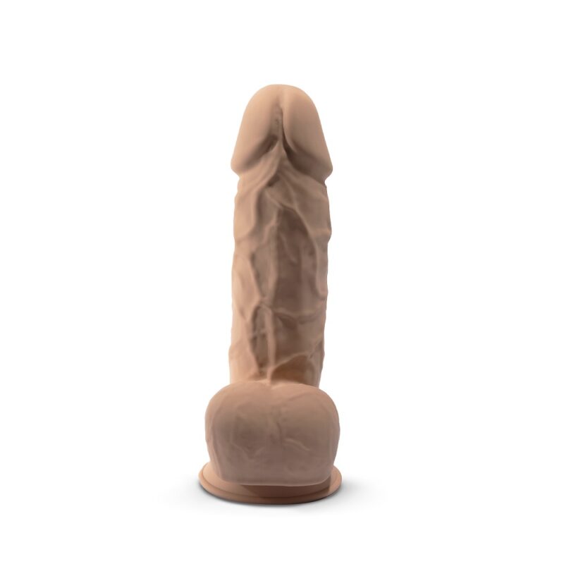 n11007-8-5-inch-silicone-dual-density-dildo-with-suction-cup-and-balls-3 SilexD 8.5 inch Realistic Silicone Dual Density Girthy Dildo with Suction Cup with Balls