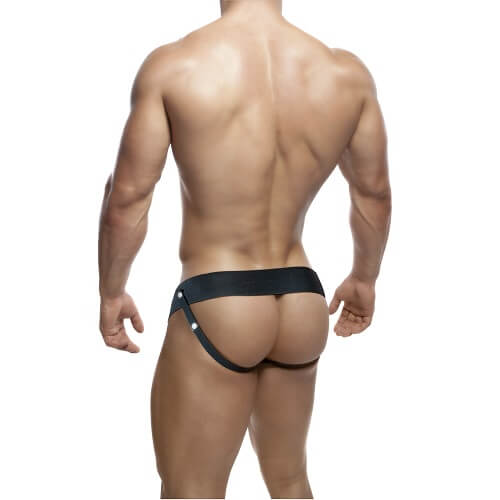 n11132-unisex-hollow-strapon-6inch-black-2 Unisex Hollow Strap-On 6 Inch Black