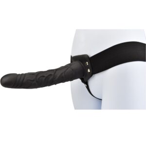 n11681-loving-joy-9-inch-hollow-strap-on-black-1 Loving Joy 9 Inch Hollow Strap On Black