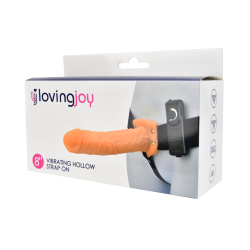 n11682-loving-joy-7-inch-vibrating-hollow-strap-on-vanilla-pkg-1 Loving Joy 8 Inch Vibrating Hollow Strap On Vanilla