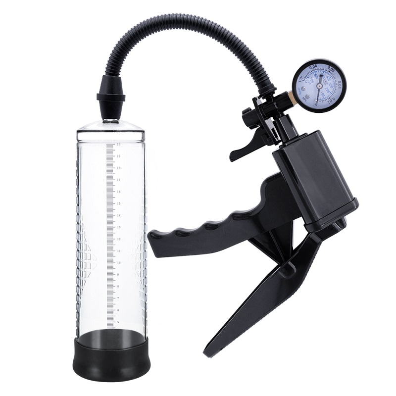 n11884-rev-pump-gauge-trippger-penis-pump-1 Rev-Pump Gauge Pistol Grip Penis Pump
