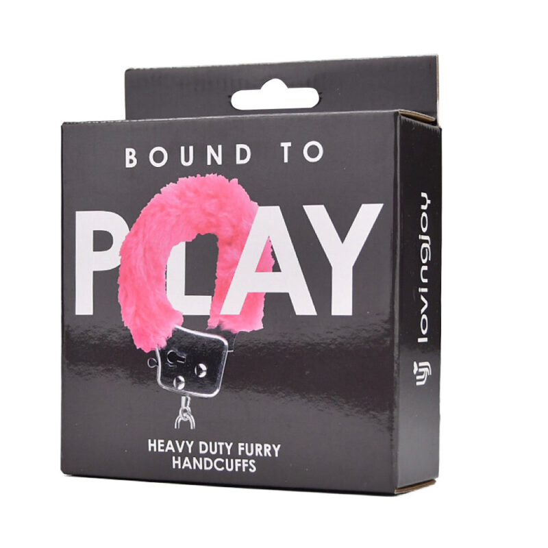 n12138-bound-to-play-heavy-duty-furry-handcuffs-pink-pkg-2 Bound to Play. Heavy Duty Furry Handcuffs Pink