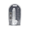 n12186-loving-joy-7-inch-dildo-with-balls-clear-new-pkg-back Loving Joy 7 Inch Dildo with Balls Clear
