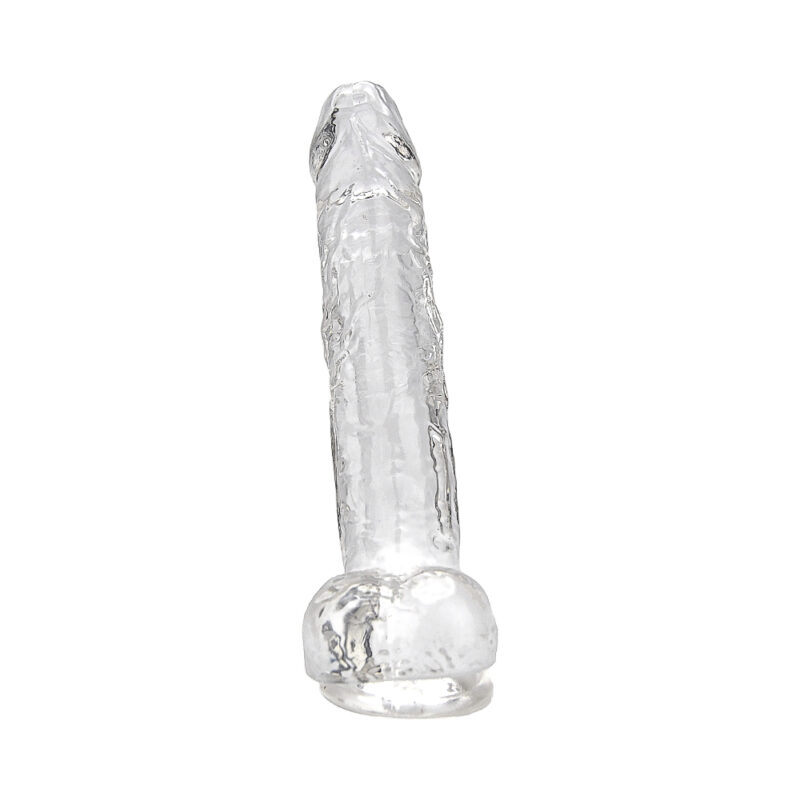 n12187-loving-joy-8-inch-dildo-with-balls-clear-1 Loving Joy 8 Inch Dildo with Balls Clear