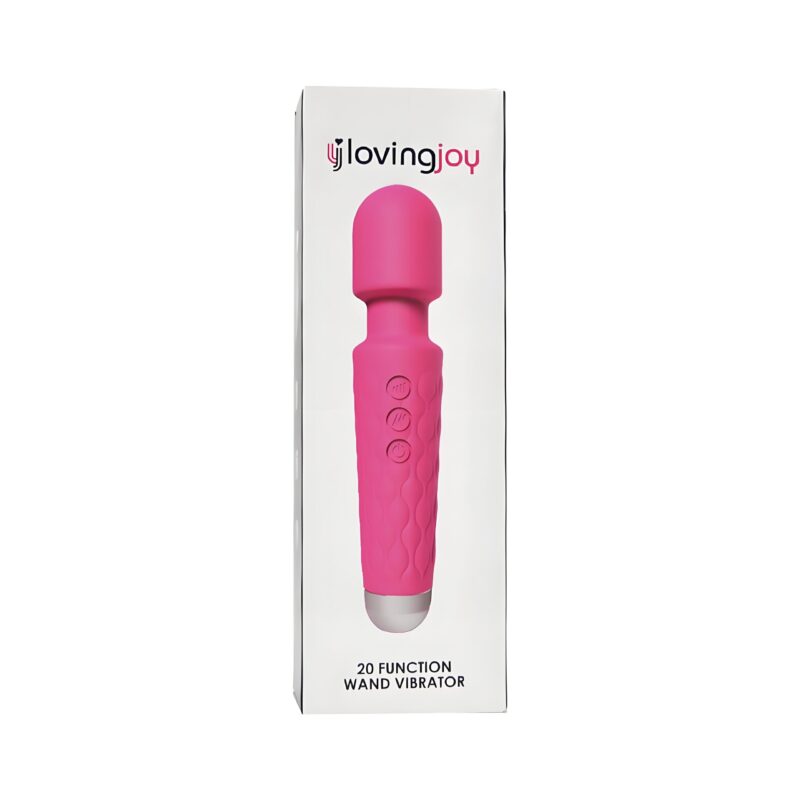 Loving Joy 20 Function Wand Vibrator Pink