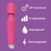 Loving Joy 20 Function Wand Vibrator Pink