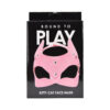 Bound to Play Kitty Cat Face Mask Pink