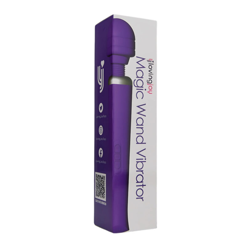 n12460-loving-joy-rechargeable-magic-wand-vibrator-purple-pkg-1 Loving Joy Rechargeable Magic Wand Vibrator Purple