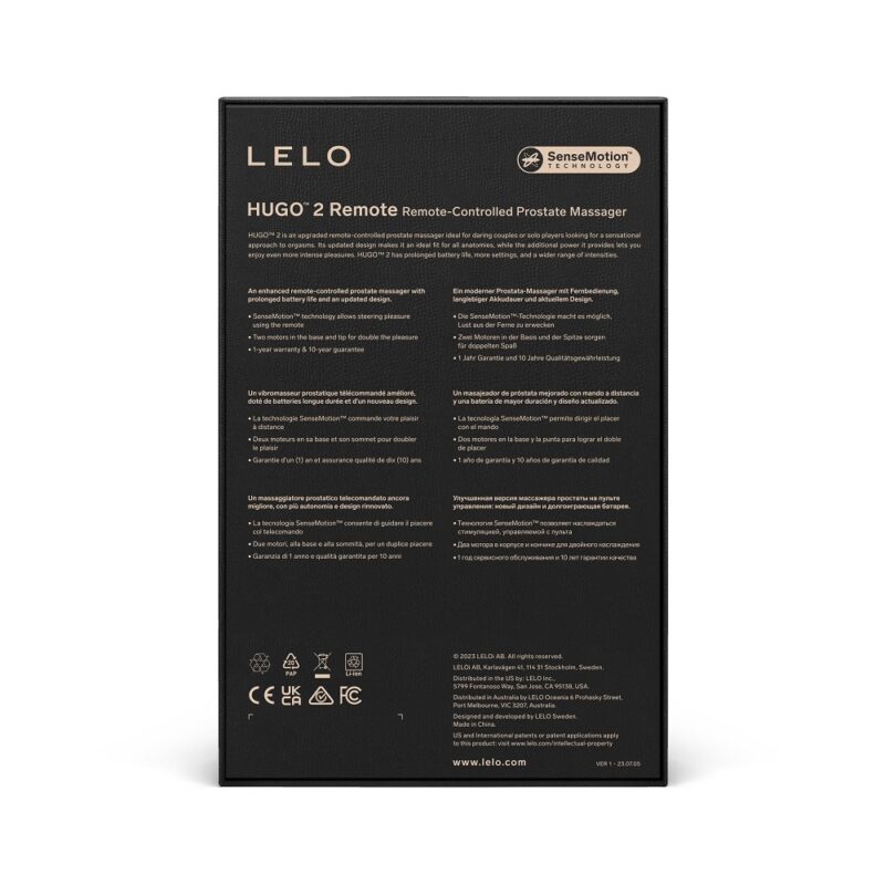 n12483-lelo-hugo2-remote-controlled-prostate-massager-black-4 LELO Hugo 2 Remote Controlled Prostate Massager Black