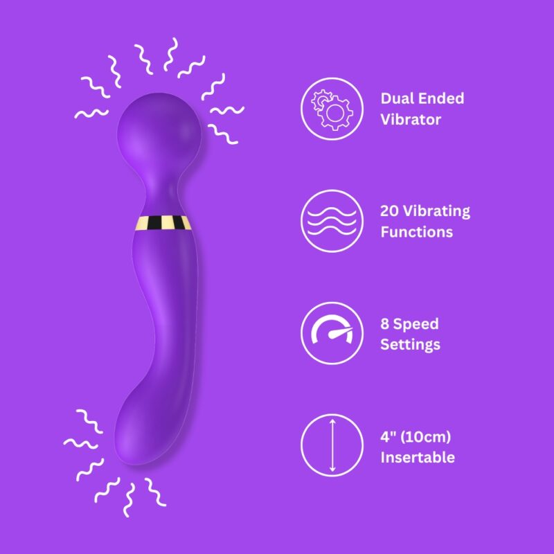 Loving Joy Dual Ended Wand Vibrator