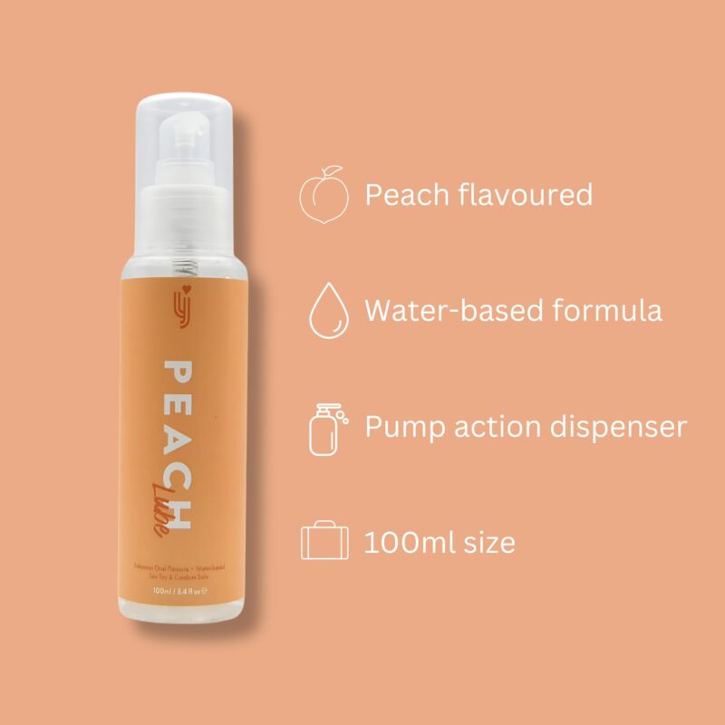 n12733-loving-joy-peach-flavoured-lubricant-100ml-4-scaled Loving Joy Peach Flavoured Lubricant 100ml