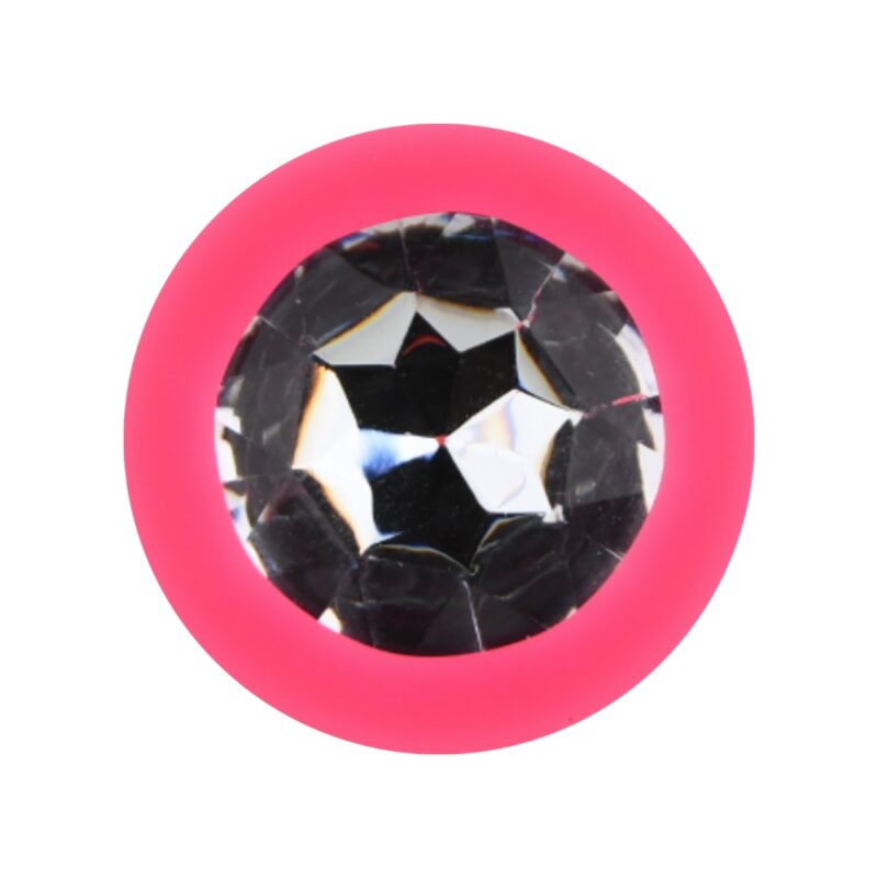 n12807-toosh-pink-silicone-butt-plug-large-jewel Toosh Pink Silicone Butt Plug Large
