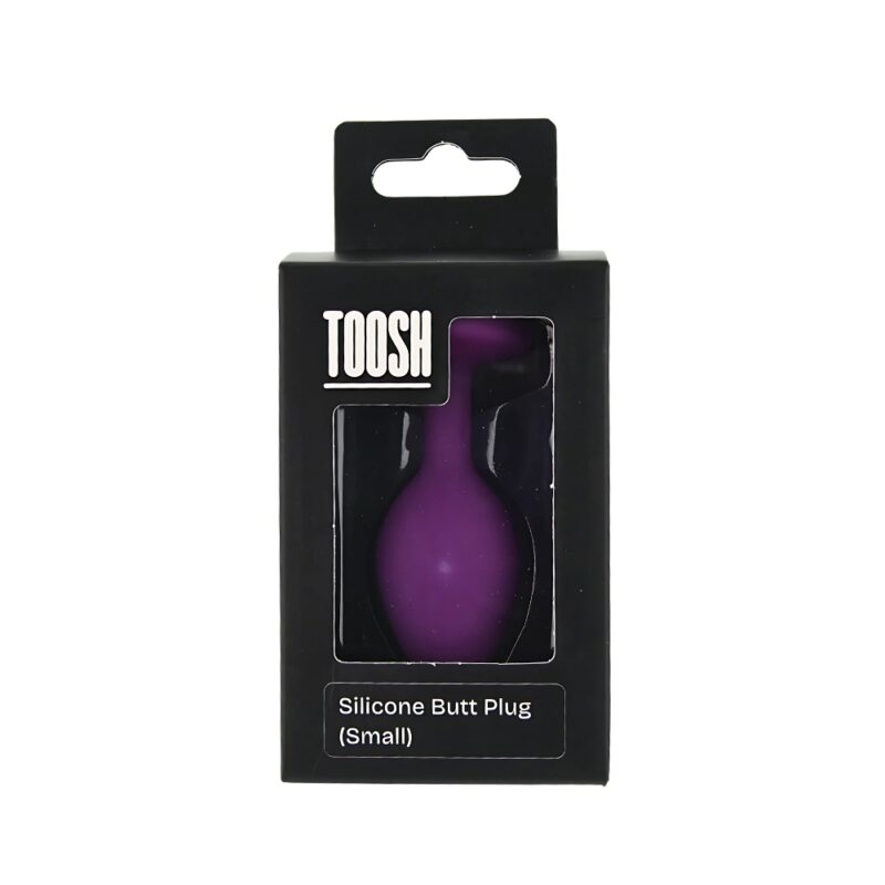 n12808-toosh-purple-silicone-butt-plug-small-pkg Toosh Purple Silicone Butt Plug Small