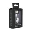 n12814-toosh-silver-metal-butt-plug-small-clear-stone-pkg-2 Toosh Silver Metal Butt Plug Small Clear Stone