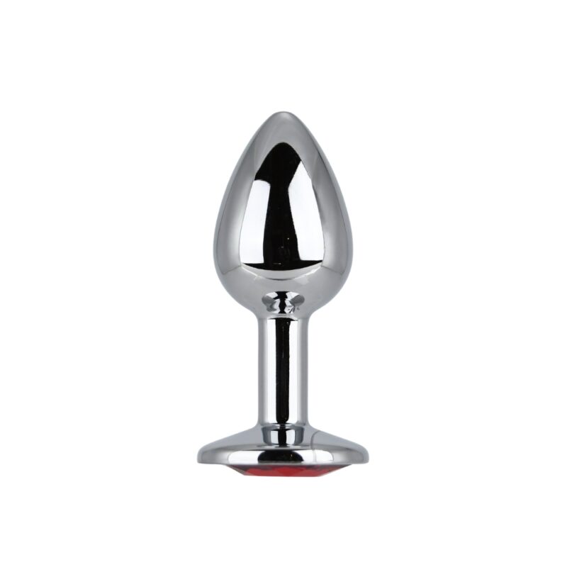 n12820-toosh-silver-metal-butt-plug-small-red-stone-1 Toosh Silver Metal Butt Plug Small Red Stone