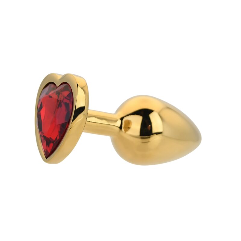 n12835-toosh-heart-shaped-gold-with-red-stone-small-2 Toosh Heart Shaped Gold Butt Plug with Red Stone Small