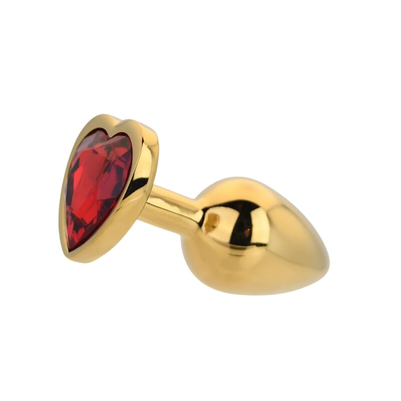 n12835-toosh-heart-shaped-gold-with-red-stone-small-4 Toosh Heart Shaped Gold Butt Plug with Red Stone Small