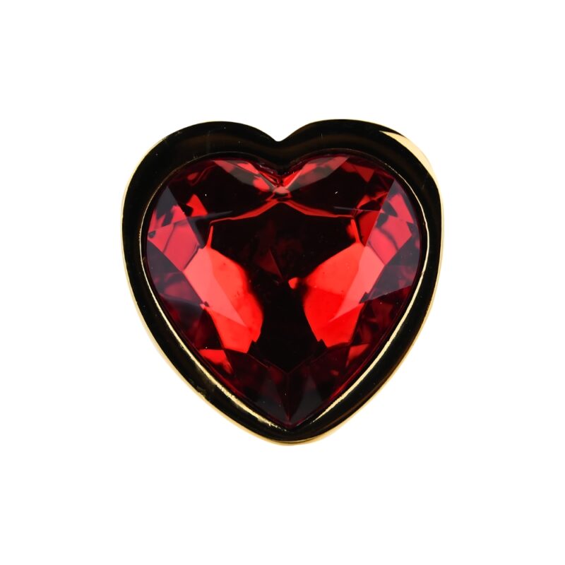 n12835-toosh-heart-shaped-gold-with-red-stone-small-jewel Toosh Heart Shaped Gold Butt Plug with Red Stone Small