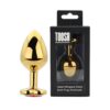 Toosh Heart Shaped Gold with Red Stone Medium