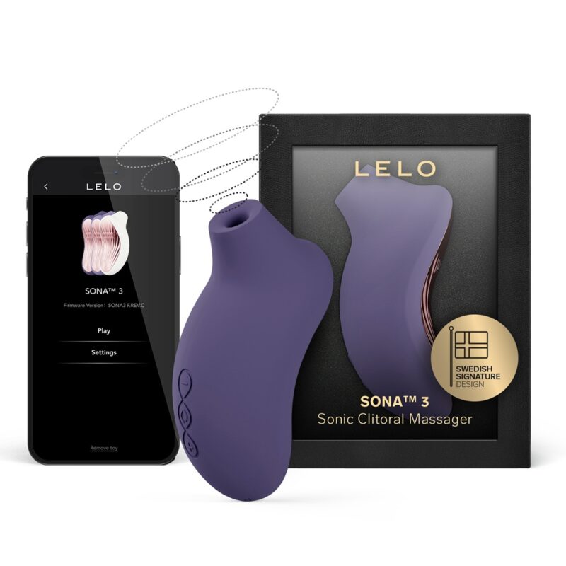 LELO Sona 3 Clitoral Massager - Cyber Purple