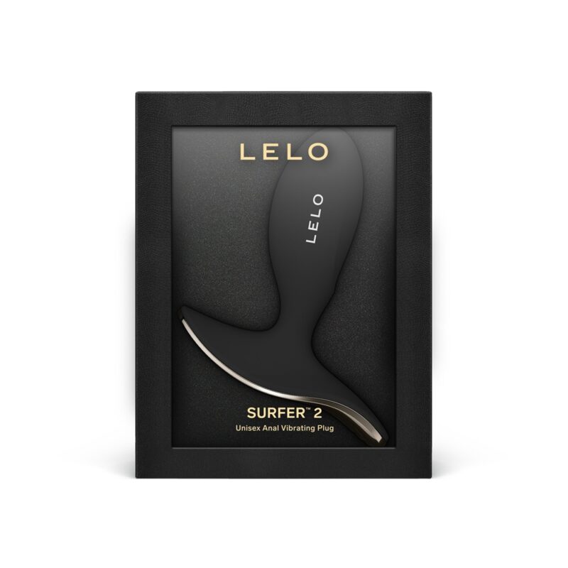 LELO Surfer 2 Unisex Anal Vibrating Plug Black