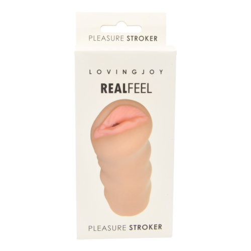 n8968-loving-joy-real-feel-pleasure-stroker-packaging Loving Joy Real Feel Male Masturbator - Pleasure Stroker