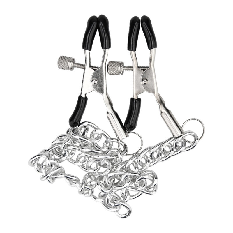 n9382-bound-to-please-adjustable-nipple-clamps-chain Bound to Please Adjustable Nipple Clamps & Chain