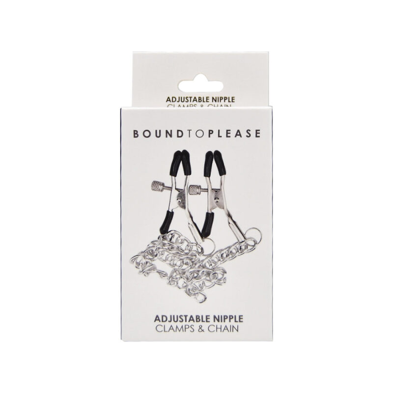 n9382-bound-to-please-adjustable-nipple-clamps-chain-pkg Bound to Please Adjustable Nipple Clamps & Chain