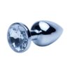 Precious Metals Silver Butt Plug-Large