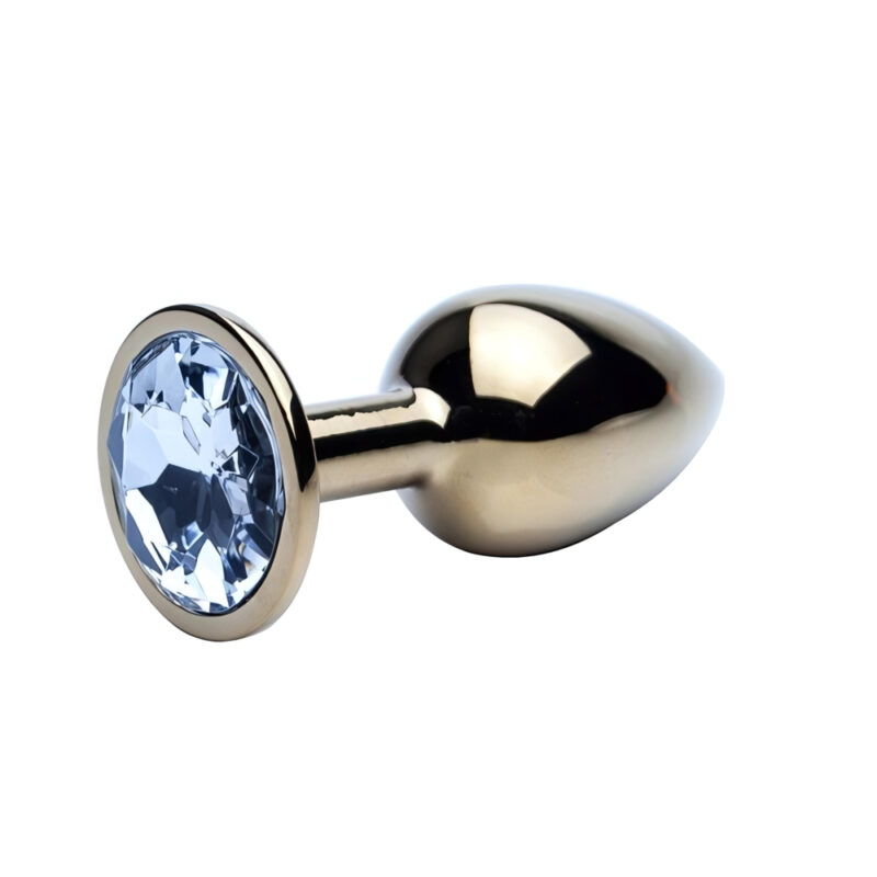 ns7102-precious-metals-gold-anal-plug-small-3 Precious Metals Gold Butt Plug-Small