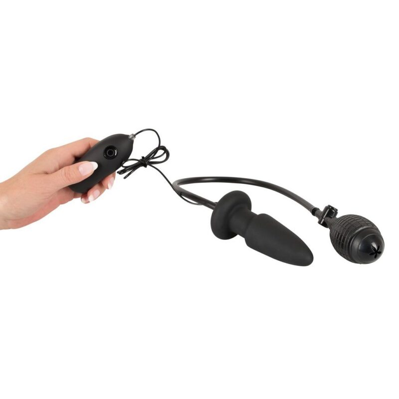 596434x2.jpg Inflatable And Vibrating Silicone Butt Plug