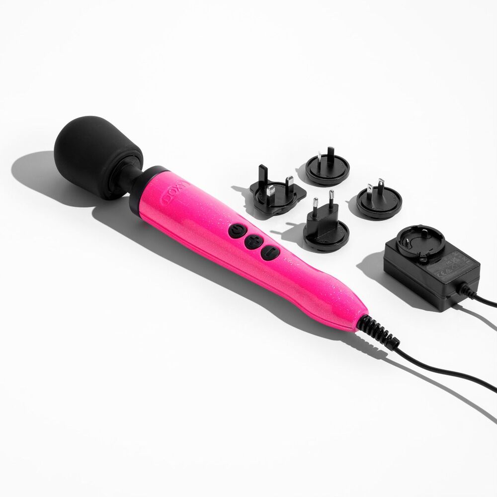 Doxy Die Cast Wand Massager HOT PINK XXX Essentials doxy die cast wand massager hot pink Doxy Die Cast Wand Massager HOT PINK - Image 3