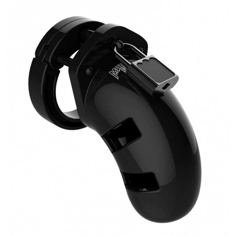 MCG001BLKx1.jpg Man Cage 01 Male 3.5 Inch Black Chastity Cage