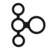 Rimba Quatro Cock Ring And Ball Splitter