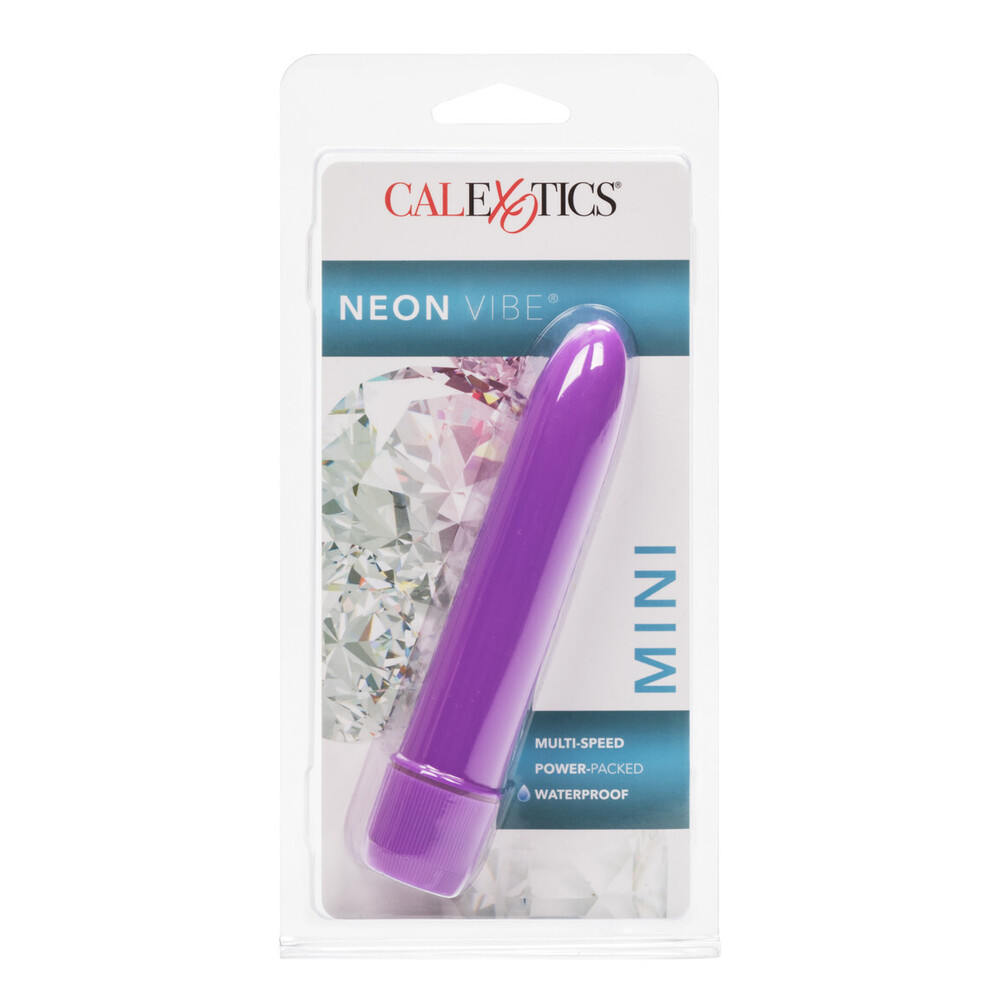 California Exotic Neon Purple Mini Multi Speed Vibrator XXX Essentials neon purple mini multi speed vibrator Neon Purple Mini Multi Speed Vibrator - Image 4